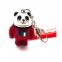Fazer chaveiro personalizado design de panda em material PVC