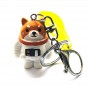 Chaveiro de pulseira de borracha super fofo corgi bons itens promocionais