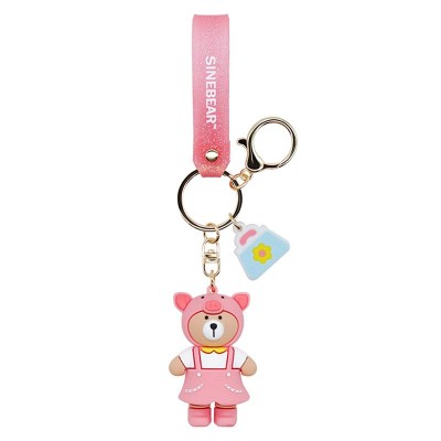 chaveiro de borracha PVC Sinebear