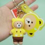 Chaveiros de Borracha Amarela Sinebear Personalizados Chaveiro de Borracha Personalizado