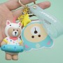 Chaveiro de Borracha Swimming Sinebear Itens Personalizados Pingente